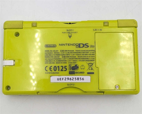 Nintendo DS Lite - Lite Green - Console - SNR UEF29625128 (B Grade) (Used)